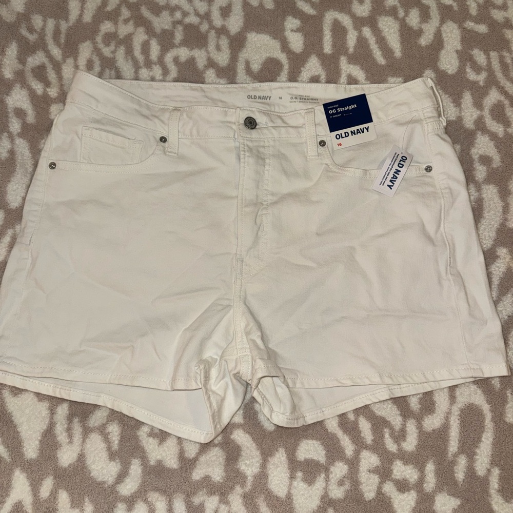 Old Navy Women's Cream Jean Shorts